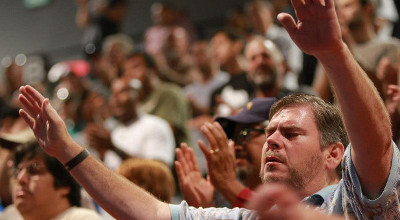 Men at church Men at church