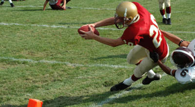 Run for goal line Run for goal line