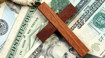 Has the gospel become merely a business transaction for some? Money and cross