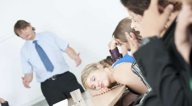 Do you allow the Holy Spirit to guide your business meetings? Bored in a business meeting