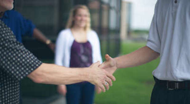 Isn't the idea to get to Jesus, not who greets you at the door? Isn't the idea to get to Jesus, not who greets you at the door?