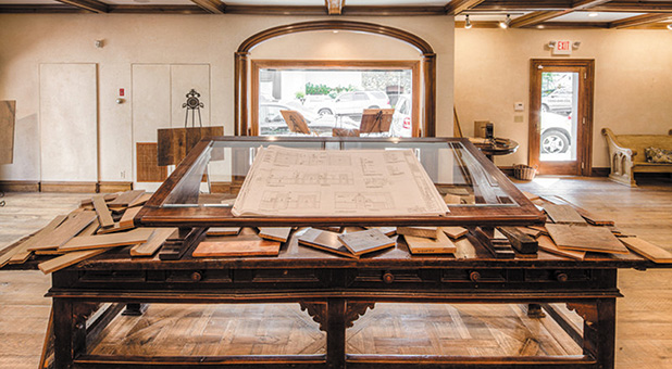 Stephen Gamble's Connecticut showroom reveals his artistry.