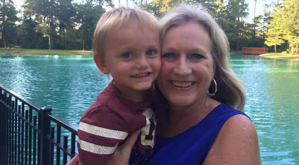 Carol McLeod and her grandson, Boyce Boyce McLeod