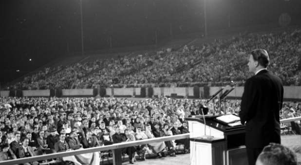 The last large-scale events were by Billy Graham and Luis Palau in the 1980s.