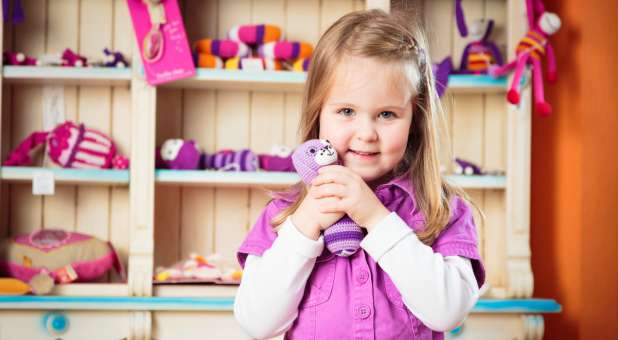 You don't need to persuade a child that she wants a toy.