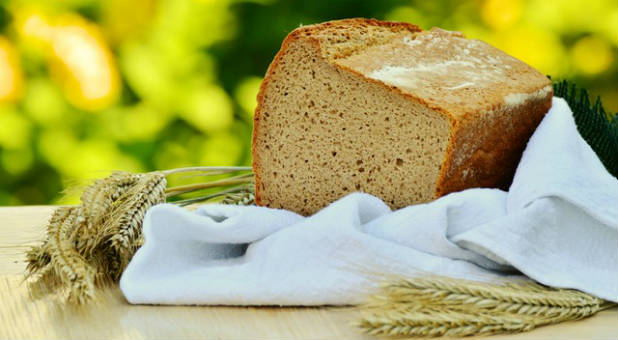 The model prayer is not "In six months, give us some bread."