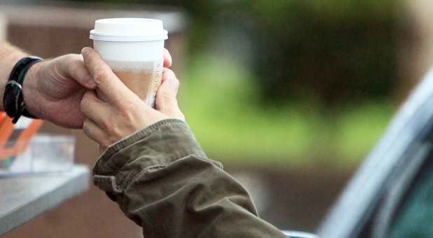 Buy a widow a cup of coffee.