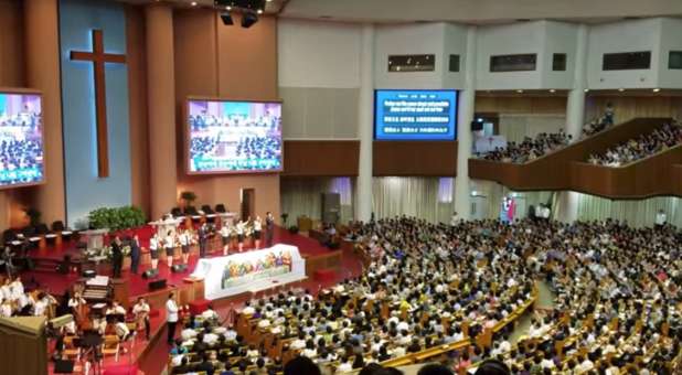 Yoido Full Gospel Church in Seoul, South Korea
